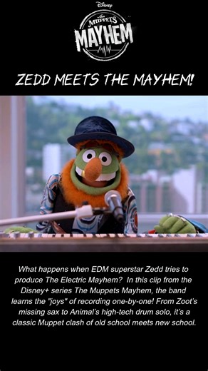 Get ready to rock as the Electric Mayhem goes high-tech with Zedd! 🎸🎧 You won’t believe how the band handles a modern studio session—it’s pure Muppet magic! ✨🔥 #muppetmayhem #muppetshow #studio #zedd | Muppet Mania