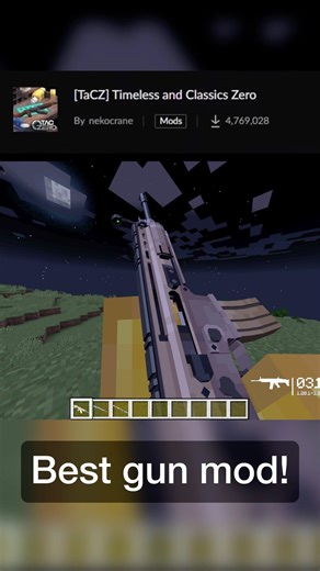 The Best Minecraft Gun mod.