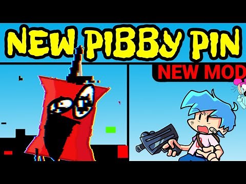 Friday Night Funkin' New VS Pibby Pin - Corrupted BFDI Unused Sprite | Pibby x FNF Mod (Pibby BFDI)