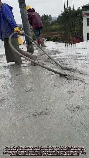 Scientific Explanation of Using Vibrators to Compact Concrete in Construction