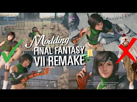 Modding Final Fantasy VII: Remake | Yuffie No Moogle Outfit