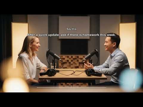 English for Parent-Teacher Talks: Ask About Homework, Behavior, Progress | Tiếng Anh trường học