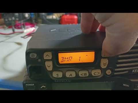 Kenwood TK-7160H-K VHF 50W Mobile Radio - Pristine Screen w/ Mic & Power Cord