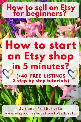 How to start an Etsy shop with 🎁 FREE 40 listings
