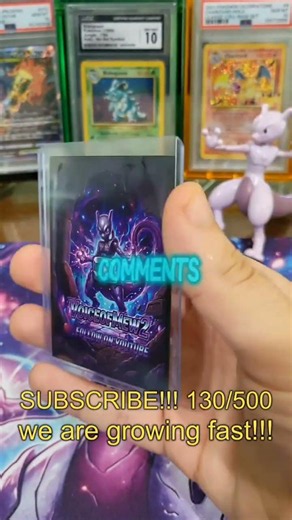RAINBOW SECRET RARE Mewtwo GX Flex! 🧬🌈 #shorts #pokemon