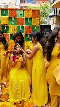 haldi ceremony | traditional haldi ceremony | bride haldi ceremony | haldi decoration | weddinghaldi