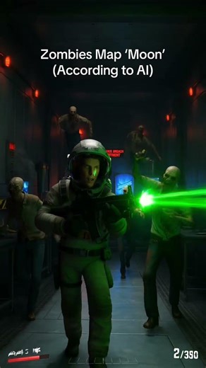 Zombies Map ‘Moon’ (According to AI) #moon #blackops #zombies