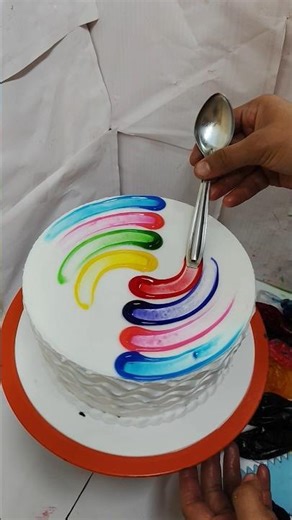 yummy multi colour cake design amezing #shorts #trending #yt #viral #youtubeshorts #birthdaycake