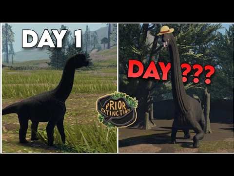 Growing the BIGGEST Dinosaur in JURASSIC, Brachiosaurus!! | Prior Extinction