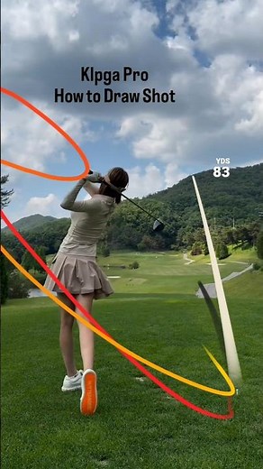 @yoon_na98 Shows Draw Shot. Made with shashot app @shashot.official #golfswing #골프스윙 #ゴルフスイング