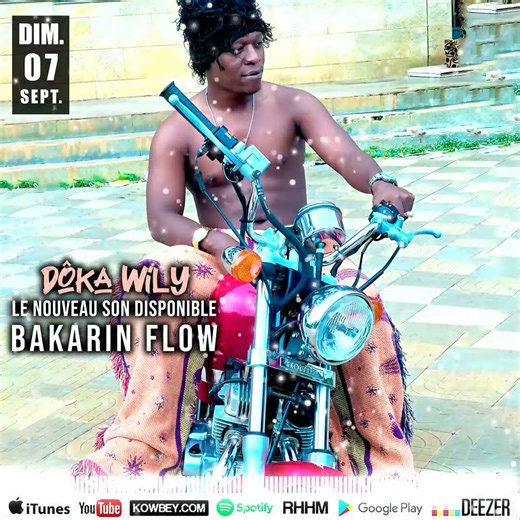 Bakarin Flow • Dimanche 7 septembre, à 17:00 GMT - Musique : Dôka Wily