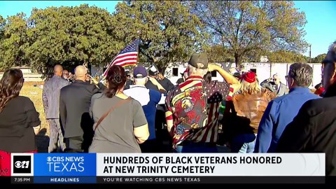 Hundreds of Black veterans honored at New Trinity Cemetery