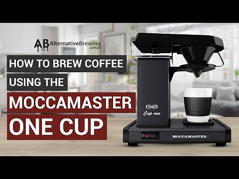 How to Brew Coffee Using the Moccamaster One Cup