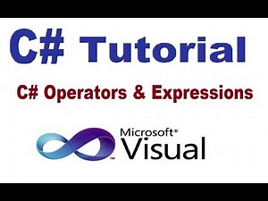 C# Operators and Expressions | C# tutorial