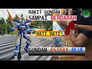 Gundam Astray Blue Frame D Review Dan Rakit Detail Gokil Mantul