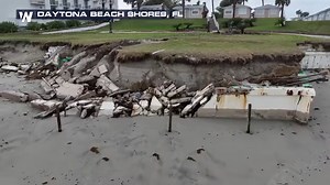 2.1K views · 56 reactions | Nicole will make landfall on Florida's eastern shore late Wednesday/early Thursday morning. Many cities, especially the Daytona Beach, are still cleaning up from Hurricane Ian just six weeks ago. There is extensive damage to the seawall and with 3-5' of storm surge in the forecast from Nicole the coastline is particularly susceptible. | WeatherNation | Facebook