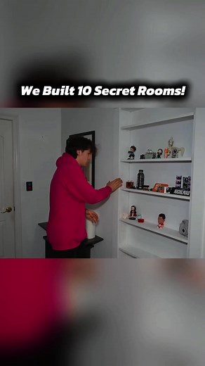 We Build 10 Secret Rooms! #Part5 #secretroom #reels #fblifestyle #fypシ | Secret Room
