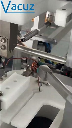 Vacuz Precision Fully Automatic Common Mode Toroidal Inductor Core Crochet Hook Winding Machine