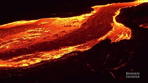 142K views · 1.2K reactions | This river of lava is flowing from a volcano that's been erupting nonstop for 33 years. | Insider Science | Facebook