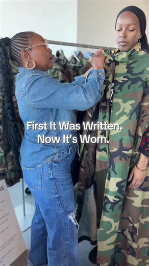 First it was written. Now it’s worn. In the beginning of the pandemic and uncertain economic times, even still, I said yes to a vision bigger than me. It hasn’t unfolded by my will but by God’s. Not my plan … His. Through inflation, stretching seasons, and quiet wins, this brand is still standing. Still creating. Still becoming. I built the brand. Every garment designed with intention. I steward the vision. The blueprint came from the Almighty. God’s will. Not mine. God’s plan. Not mine. Happy 4