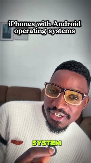 An iPhone with android operating system😂 #iphone #android #ios #relatabletiktoks
