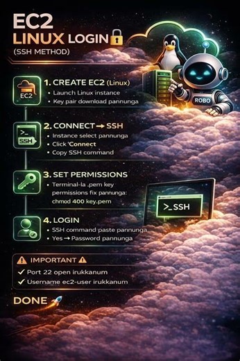 AWS EC2 Linux Login 🔐 | SSH Connect Step-by-Step | Beginner Friendly DevOps‪@CloudWITHRobo-n1l‬