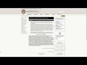 U S Department of Justice TITLE 18, U S C , SECTION 242