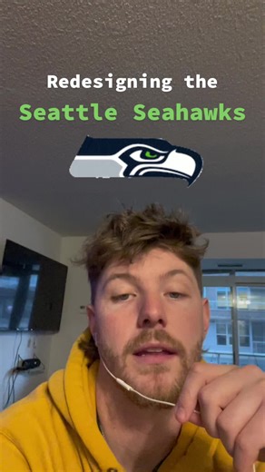 Redesigning the Seattle Seahawks #graphicdesign #logodesign #logo #seattle #seahawks #seahawksnation #dkmetcalf #sports #football #sportslogos #genosmith #seahawksfan #logochallenge #logoredesign @Emily Morgan @Seattle Seahawks @NFL