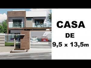 CASA DE 9,5 x 13,5 metros
