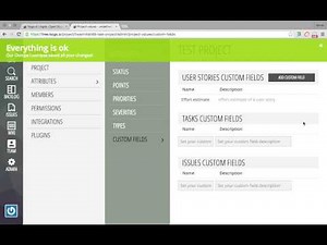 Tutorial 5 Taiga.io - Add a custom field