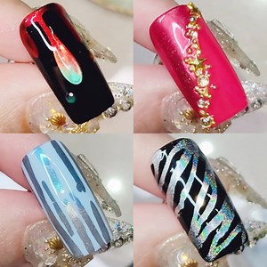 1.8K views · 202 reactions | Easy chrome nail art designs ❤️✨ | Nailszone2 | Facebook
