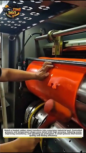 Insane Rubber Forming Process #Manufacturing #FactoryTech #OddlySatisfying