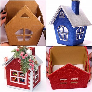 2.5M views · 53K reactions | Mini DIY glitter houses  | MetDaan Tips | Facebook