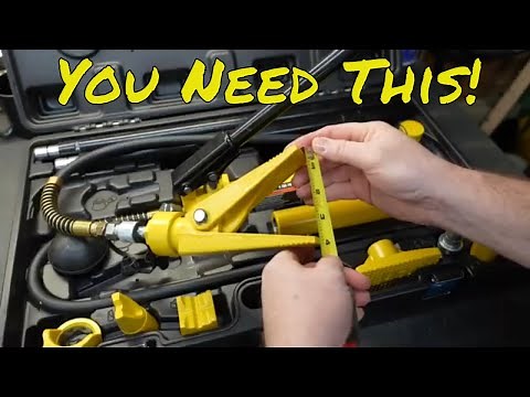 Daytona 4 Ton Professional Hydraulic Body Repair Kit Review, Hydraulic Ram Porta Power Kit NTDT