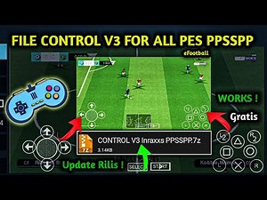 Config Setting Control For All Efootball PES PPSSPP | Good and Easy with This Control