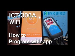 INKBIRD ITC-306A programming using the app