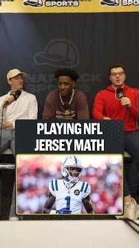Playing NFL Jersey Math w/ Sauce Gardner #trivia #sportstrivia #nfl #colts #jets #seahawks #patriots