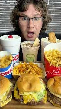 Who has the best burger, fries, and shake?!🍔🍟🍨 #burger #fries #shake #foodreview #foodie