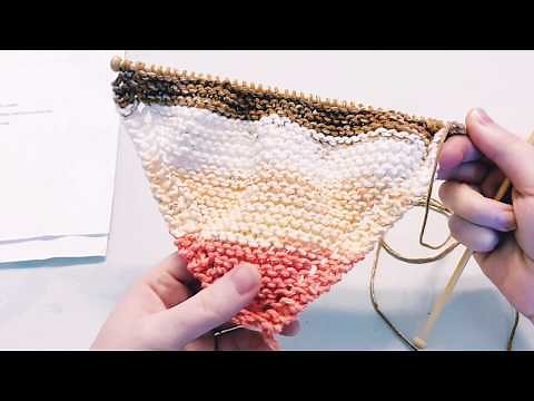 Learn to Knit episode 3: Corner to Corner Dishcloth