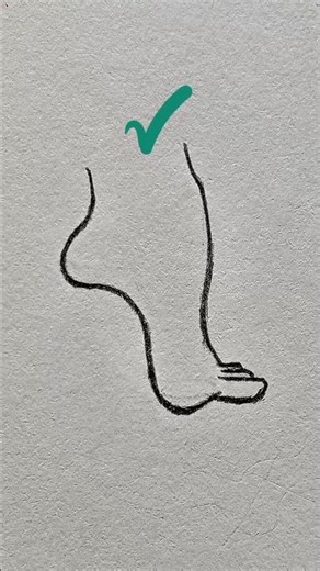 How to draw a feet ✏️ #tutorial #art #drawing #howtodraw