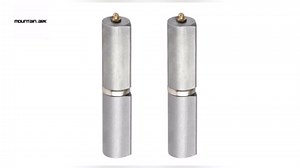 2 Pack 7-1/2" Weld On Bullet Hinge, Heavy Duty Weldable Trailer Gate Hinges | Grease Zerk, Load 800 lbs