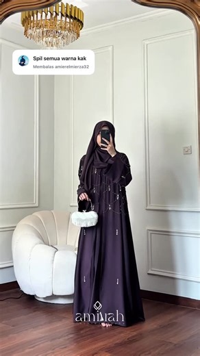 PRODUSEN | FASHION | ABAYA | SARIMBIT | OUTFIT | MUKENA | on Instagram: "✨Luxury abaya exclusive series ramadhan ✨ (exclusive design & qulity) by amiirah official Pemesanan PO abaya hanya melalui whatsapp resmi amiirah 089524631318. Abaya hanya di produksi khusus yg ikut po saja, super exclusive dan limited 🤍 Ukuran Luxury Abaya Exclusive Size S : ld 90 panjang 130 Size M : ld 100 panjang 135 Size L : ld 110 panjang 138 Size XL : ld 115 panjang 143 Size XXL : ld 120 panjang 143 Detail abaya : -