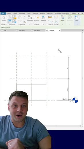 Як зробити просту навісну панель в Revit за 1 хвилину