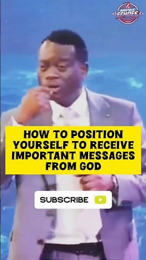 How To Position Yourself To Receive Important Messages | Apst Arome Osayi #short shorts ##shortsfeed