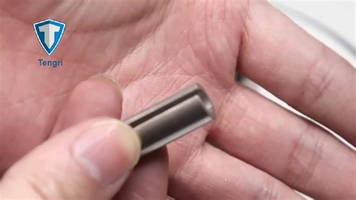 ISO8752 M30 M50 65Mn Steel Black Oxide Chamfered Heavy Duty Straight Slotted Lock Spring Dowel Pins