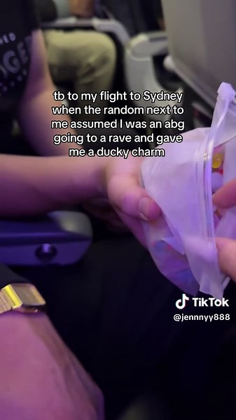 Chill Guy Gifted Ducky Charm During Flight to Sydney