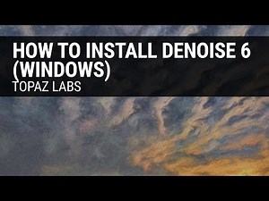 How to Install DeNoise 6 (Windows)
