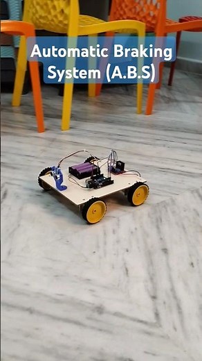 Automatic braking system for Electric vehicles #arduinorobot