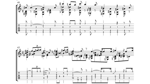 吉他谱 | Ben Monder - My One And Only Love