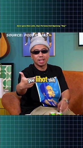 Gara-gara Rico Lubis, Bayi Pertama Kali Ngomong "Bap" #trending #rico #podcast #shorts #short